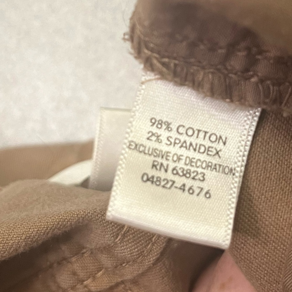 22W Tall CJ Banks Beige Trousers - Picture 8 of 9